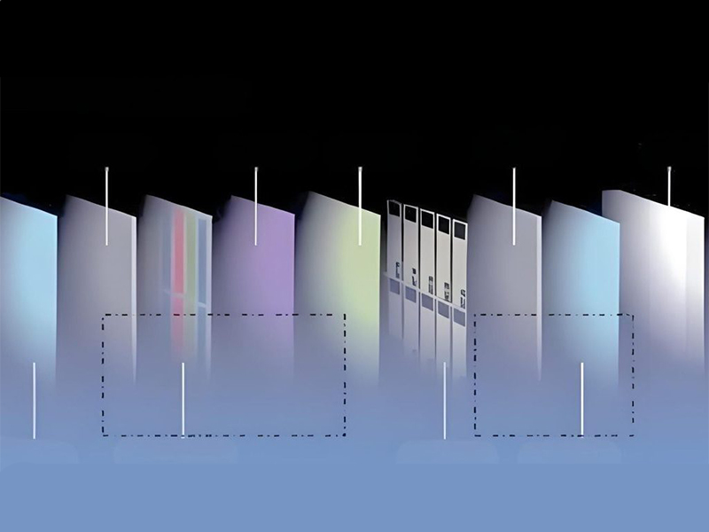 Advanced TFT LCD display showing high-resolution imagery with vibrant colors